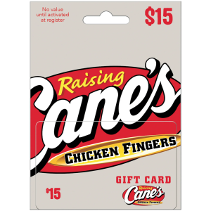 Raising Cane's $15 Gift Card